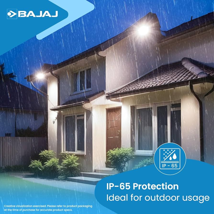 Bajaj 100W LED Flood Light | Cool Daylight 6500K Robusta 100W | IP65 Waterproof Outdoor High Power Lighting - Image 7