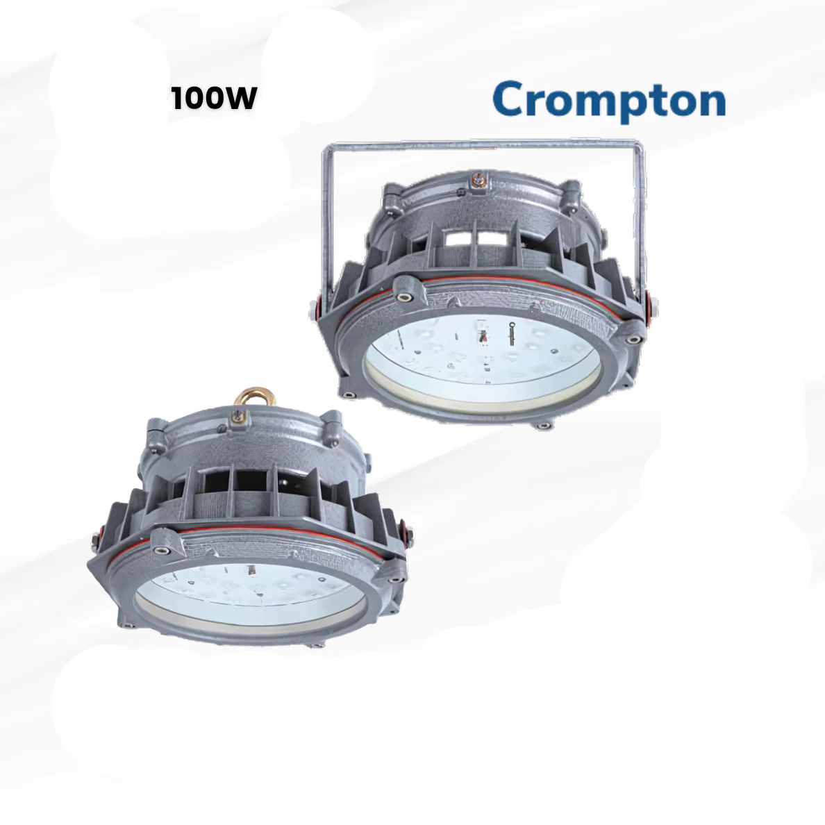Crompton 100W Flameproof LED Highbay Light | Explosion-Proof Industrial Lighting | High Lumen Output | Energy Efficient Warehouse & Hazardous Area Light - Image 2