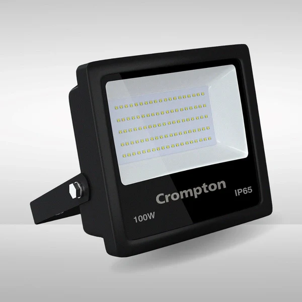 Crompton 100W LED Flood Light | 5700K Cool Daylight | Gleam NXT 100W | IP66 Waterproof Outdoor Lighting - Image 2