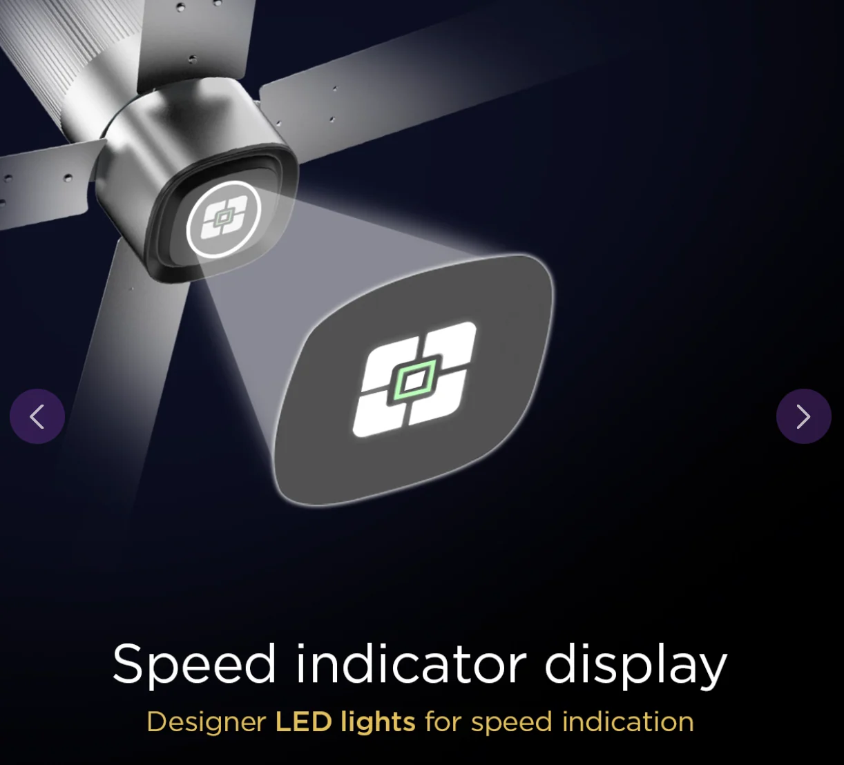 EcoLink AiroQuad Galactic Silver BLDC Ceiling Fan | 1200mm Energy-Saving 5-Star Rated Fan with Remote Control - Image 3