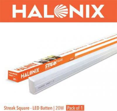 Halonix 20W LED Batten Light 4Ft Pack of 20 | Streak Square LED Tubelight | 6500K Cool Daylight | LED Tube for Home & Office - Image 5