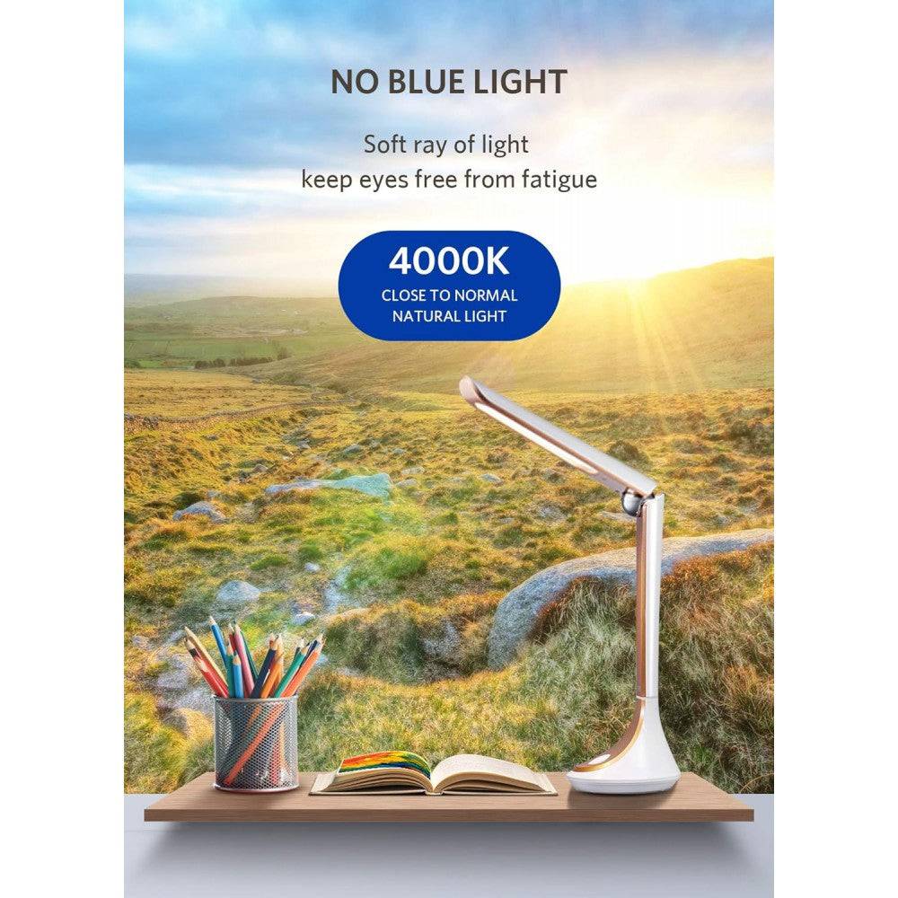 OPPLE 5W Led Desk Lamp, Flicker Table Lamp, Study Lamps, Rechargeable & 3 Levels Brightness Mode, Touch Control - Image 5