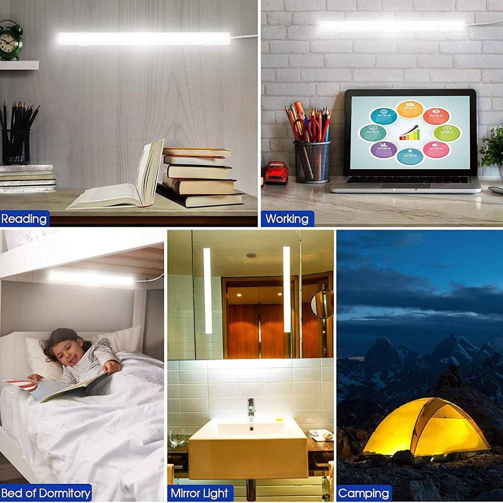 OPPLE Polycarbonate Led Under Cabinet Light, 1Ft Usb Plug In Led Batten Light With 5Ft Cable & Switch Controller - Image 7