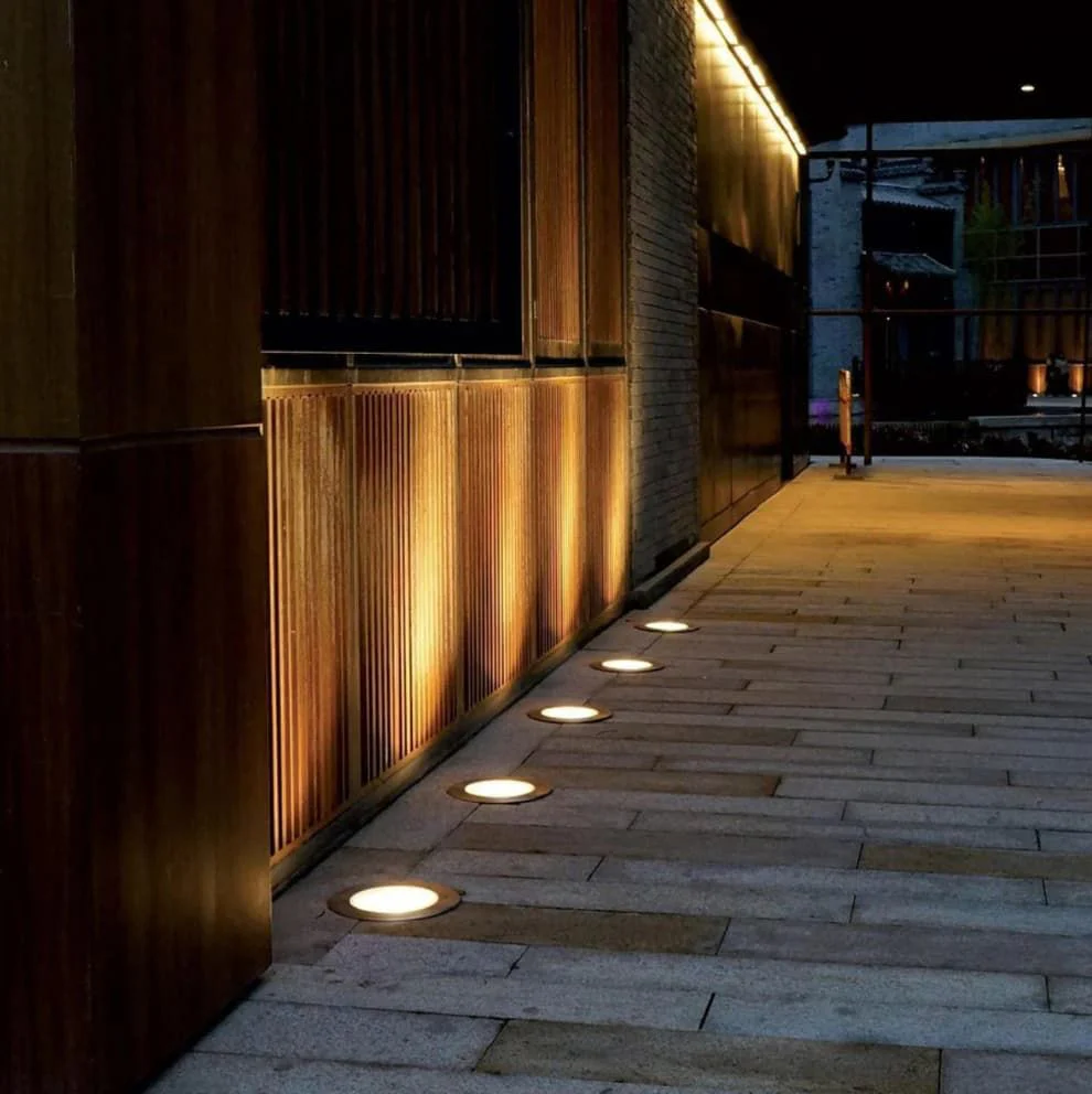 Orangevolt 3W LED Ground Burial Recessed Path Light | Waterproof Outdoor Warm White Landscape Light for Garden, Driveway & Walkways - Image 2