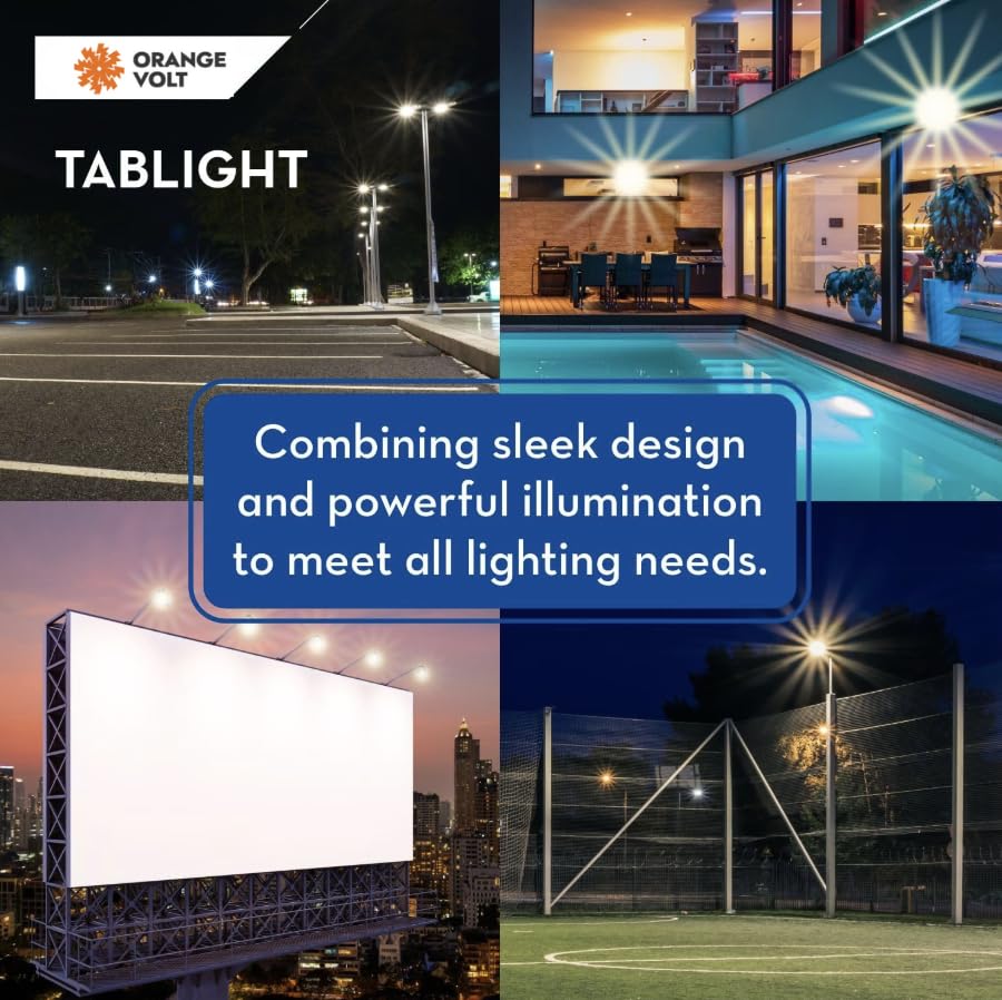 OrangeVolt 50W LED Flood Light | Cool Day Light 6500K Wide Beam | BIS Approved 2 Years Warranty | IP65 Waterproof Outdoor Light - Image 4