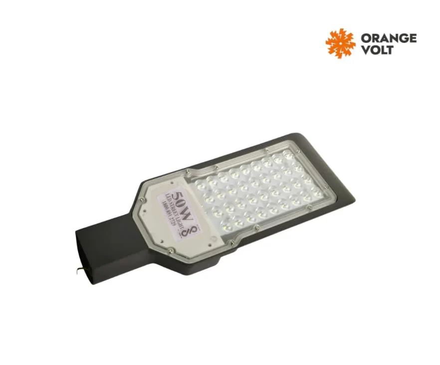 OrangeVolt 50w Street Light | Cool White 6500K | IP66 Waterproof with PC lens Diffuser Cover Outdoor Lighting - Image 2
