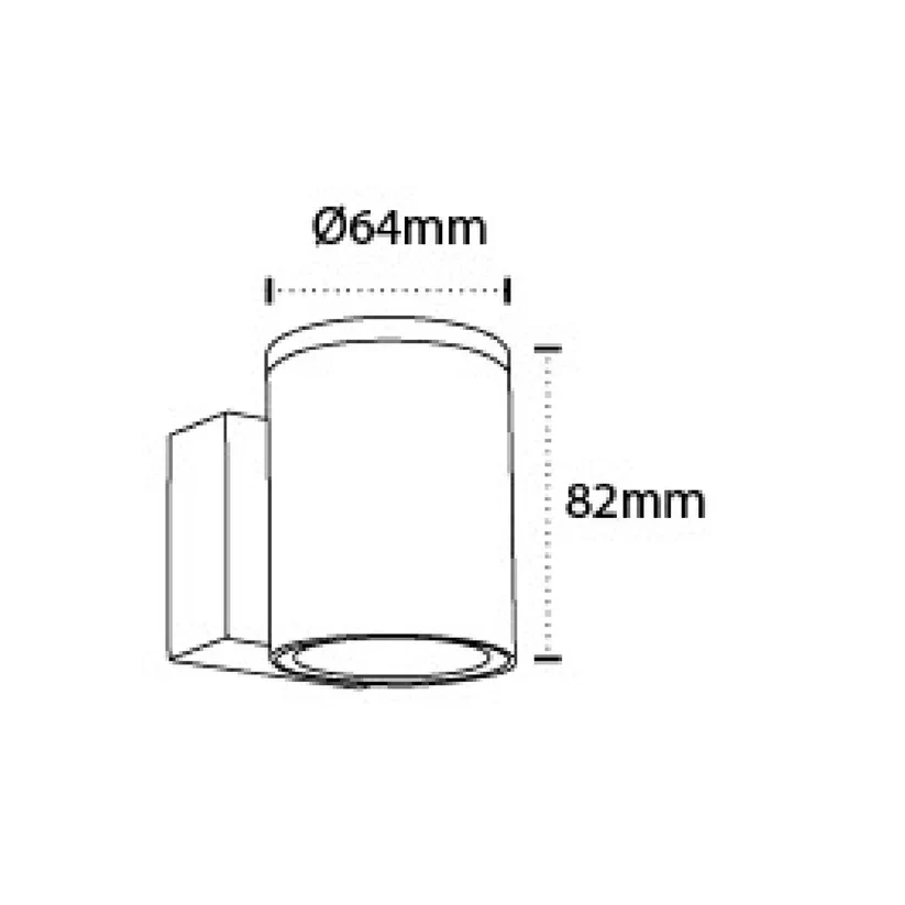 Orangevolt 5W Round LED Outdoor Wall Light | Waterproof Narrow Beam Wall Lamp for Garden, Balcony, Gate & Exterior Decor - Image 4
