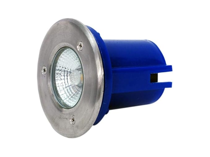 Orangevolt 7W LED Ground Burial Recessed Path Light | Waterproof Outdoor Warm White Landscape Light for Garden, Driveway & Walkways