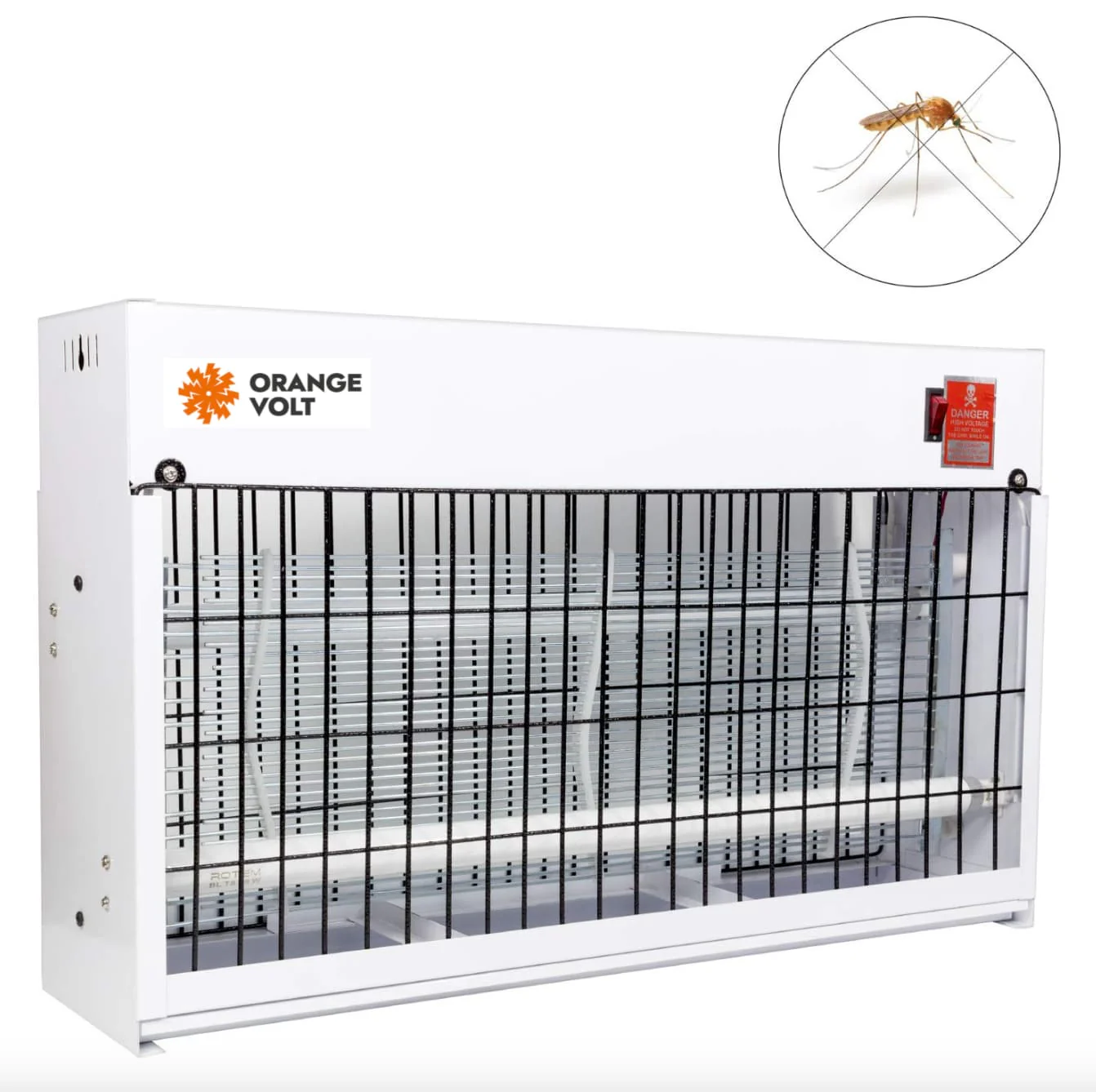 Orangevolt Electric Insect Killer Machine for Home, Office & Hotels | Indoor Bug Zapper & Fly Catcher with Philips 2x18W UV Tubes & Philips Choke | Mosquito & Fly Trap Device - Image 5