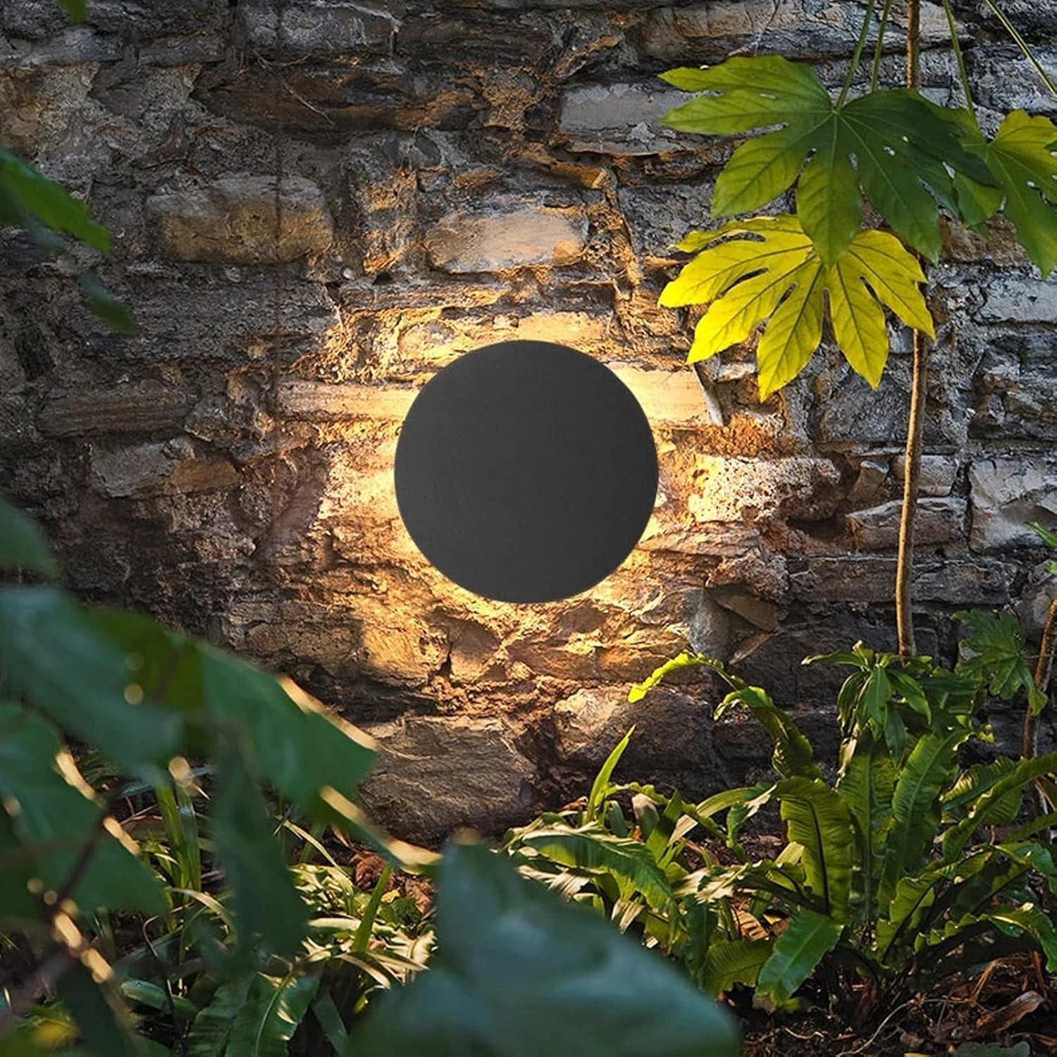 Orangevolt 12w moon light Outdoor LED circular Wall Light Aluminium IP65 for Terrace/Porch/Parking/Over GATE/Outer Area/Backyard FRONTYARD/ Resort Restaurant Pub Cafe - Image 3