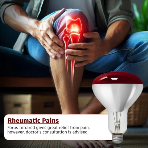 OrangeVolt 150W Infrared Heat Bulb – Deep Red (230V, E27 Base) – Healthcare & Therapy Heating Lamp - Image 5