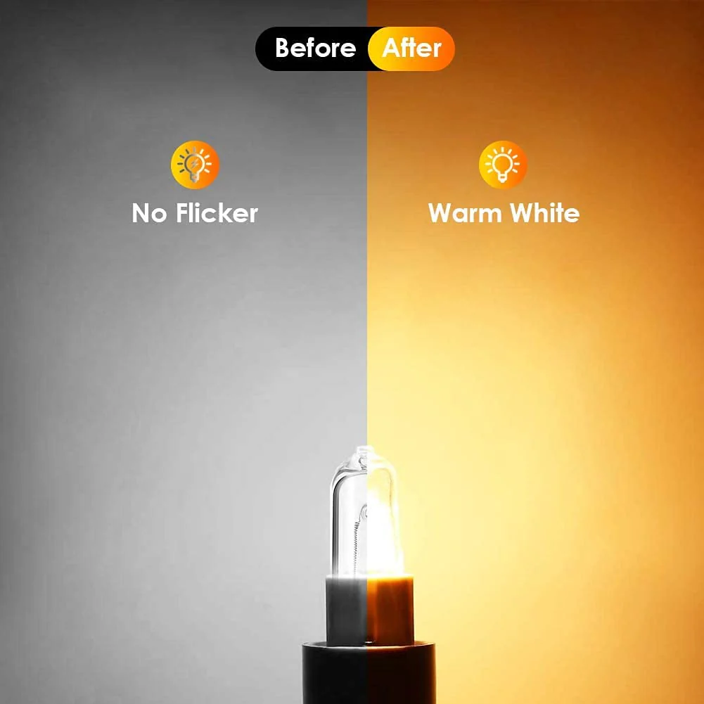 Osram G9 40W Capsule Bulb – Clear Halogen Lamp – 240V Dimmable – Warm White Light - Image 5