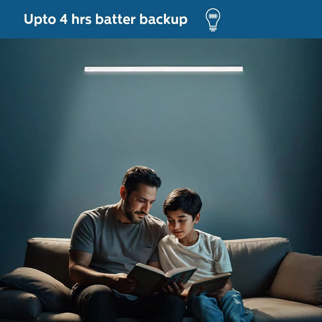 PHILIPS 10W Emergency Inverter Batten | Reserve Plus 2ft Rechargeable LED Light - Image 6