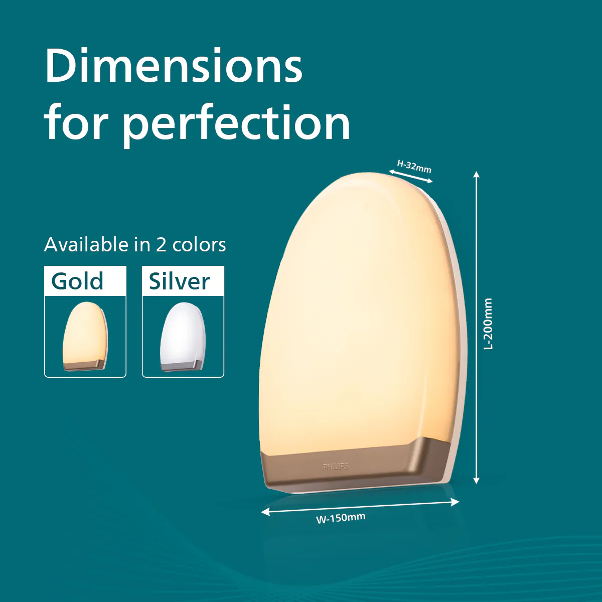 Philips 12W Dawn Gold Scene Switch Decorative Wall Light | 3-in-1 Tunable White LED | Elegant Wall Lamp for Home & Office Decor - Image 3
