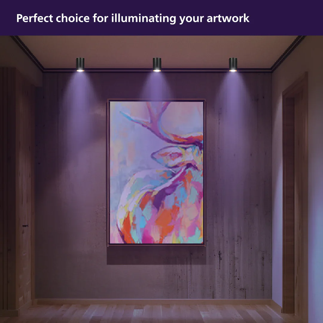 Philips 10W Rose Gold Chrome Smart Wi-Fi Surface COB Spot light (Wiz Connected) Tunable White - Image 9