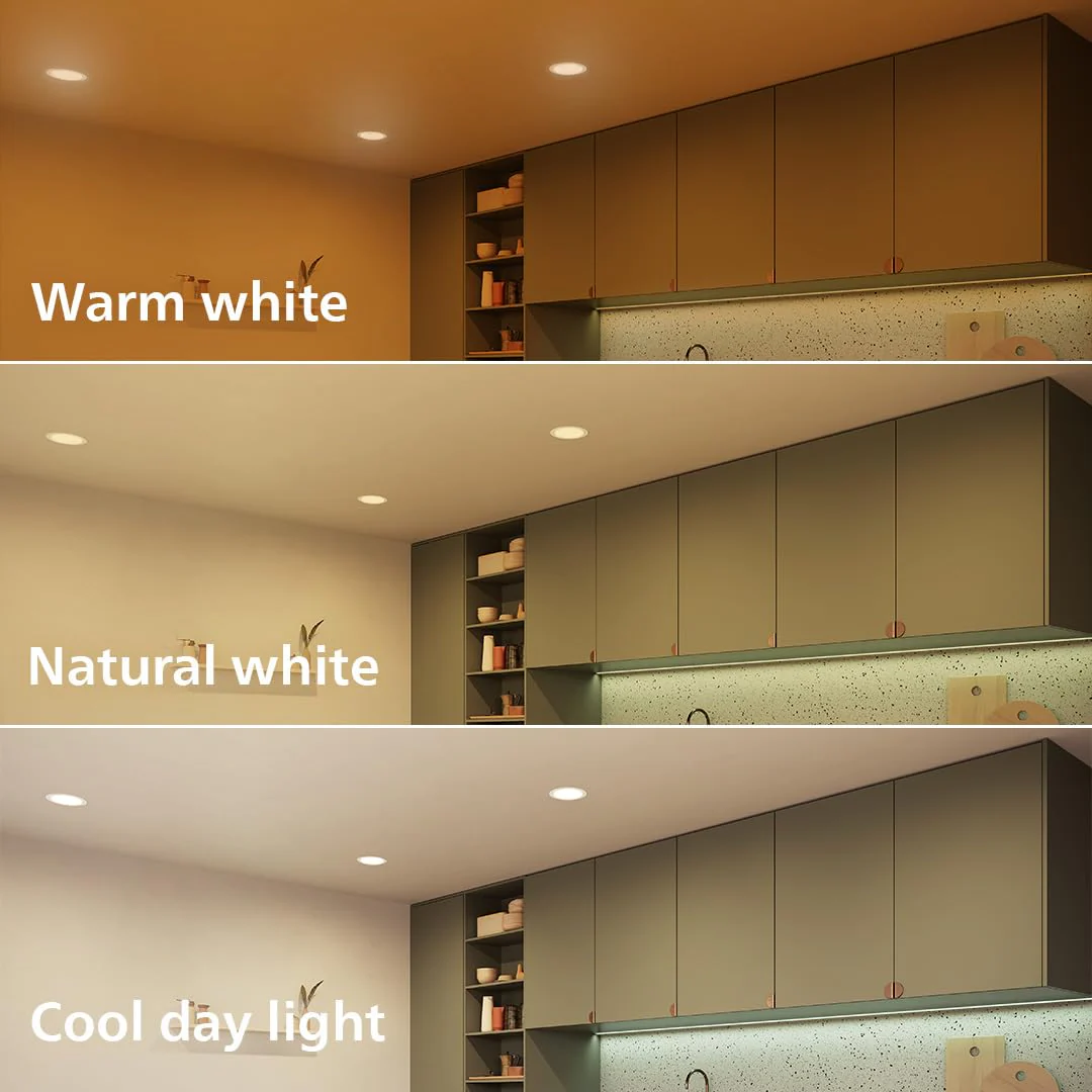 Philips 15W Wiz Neo Prime Wi-Fi Smart LED Round Ceiling Light | Music Sync, Alexa, Google Assistant Compatible | Tunable White for Modern Homes | 6-Inch Cut-Out - Image 6