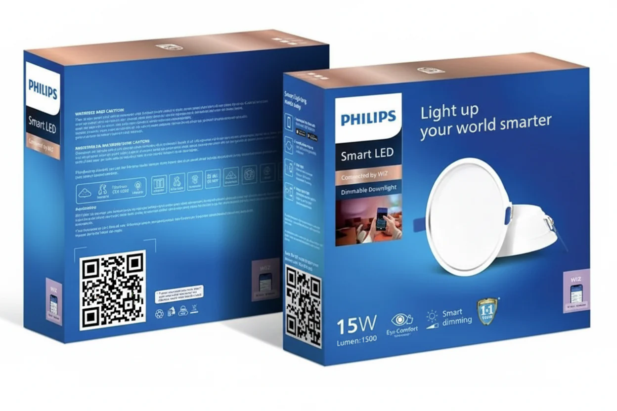 Philips 15w Aura Styledge Wiz Smart WiFi Downlighter (WiZ Connected) – Tunable White, App & Voice Controlled