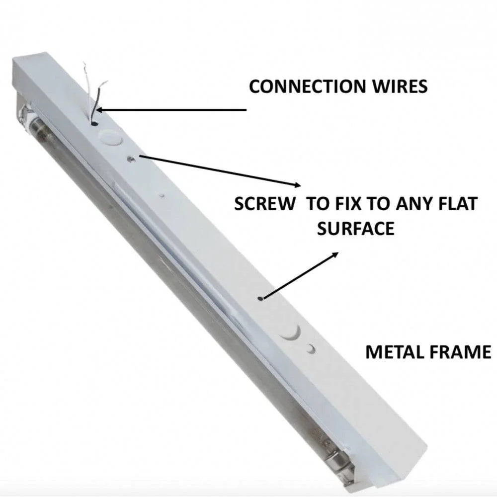 Philips 15W UVC Germicidal Tube Light with Fitting | 1.5 Feet UV-C Disinfection Lamp for Virus & Bacteria Sterilization in Home, Office & Medical Use - Image 4