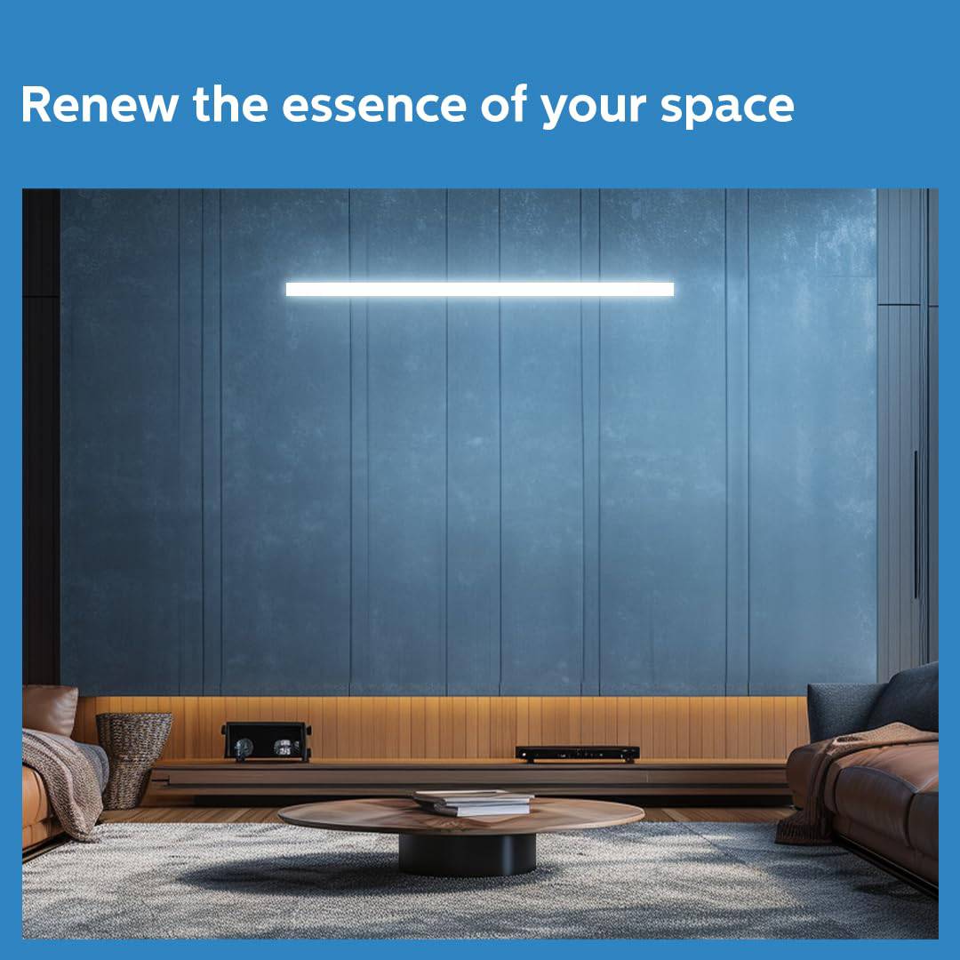 Philips 20W LED Batten 6500K | Slimline Ultra Compact 4-ft LED Batten for Living Room & Bedroom | Cool Day Light - Image 5