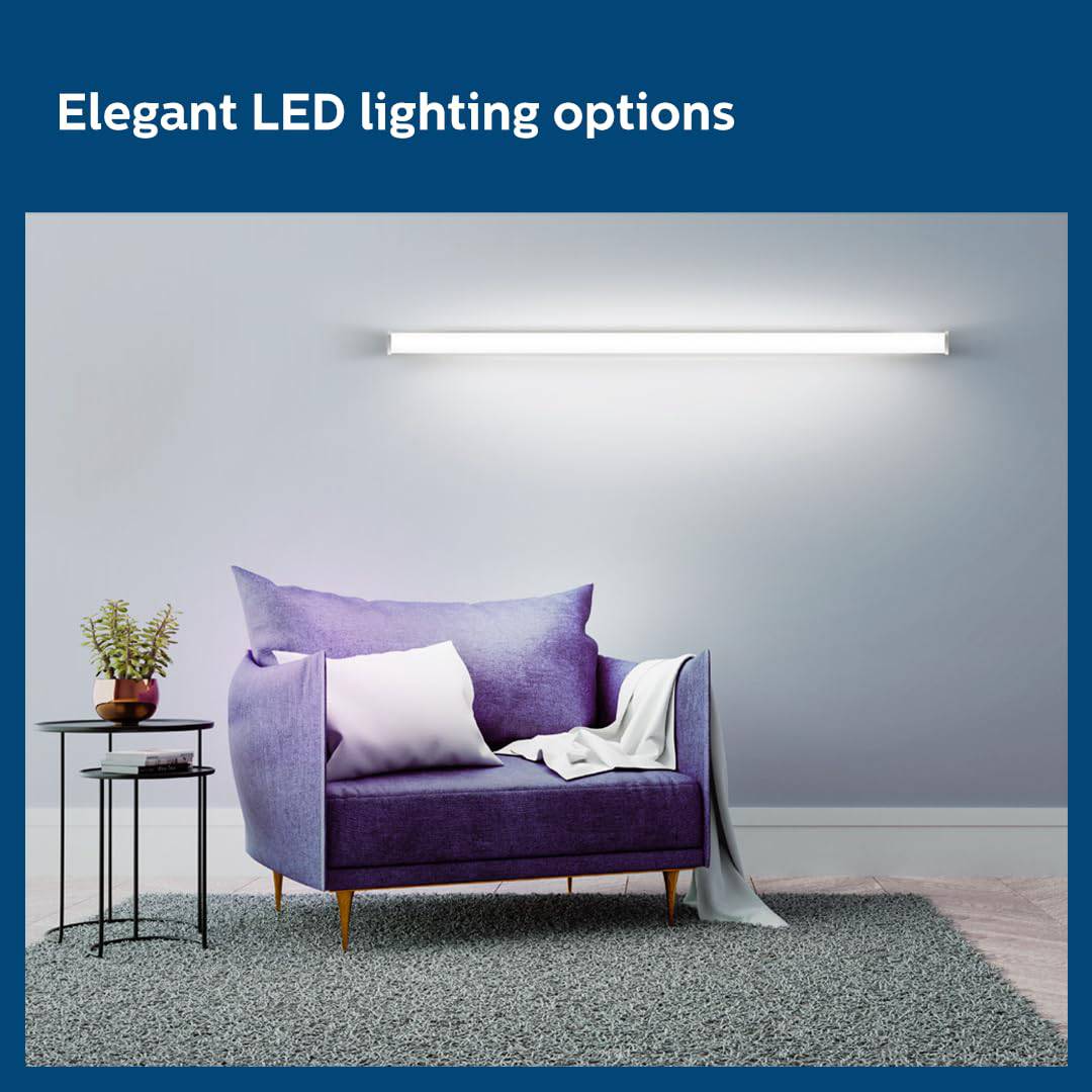 Philips 25-watt LED Batten/Tubelight | Slimline Superbright Compact 4-ft LED Batten for Living Room & Bedroom | Cool Day Light - Image 3