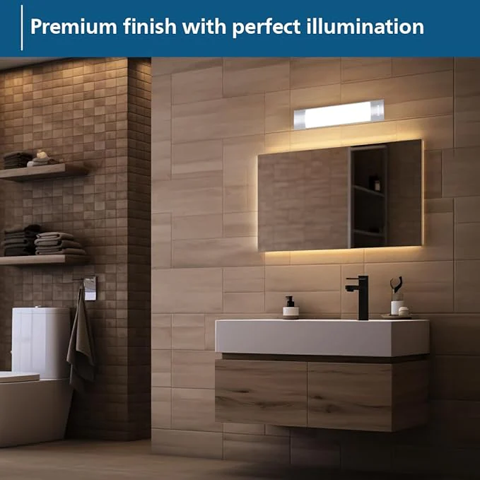 PHILIPS 25W Mirror Light Photon 3ft LED Indoor Wall Light for Home & Decoration Cool White 581946 - Image 8