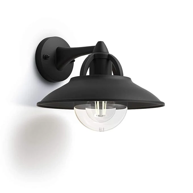 PHILIPS 42 Watts Wall Light, Black 1738130PN