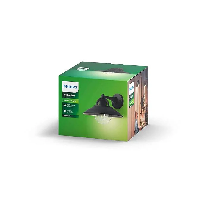 PHILIPS 42 Watts Wall Light, Black 1738130PN - Image 5