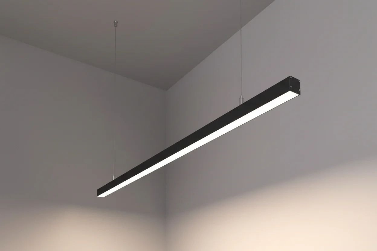 Philips 50W Suspended Linear Luminaire Natural White 8 feet | SP170P LED50S-4000 PSU W5L226 OD BK (Black Body) - Image 3