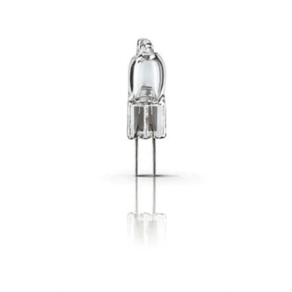 PHILIPS 6V 10W 6605 Low Voltage Halogen/OT Projection Lamp G4 Bi-Pin Non-Reflector Bulb (Long Life) Clear