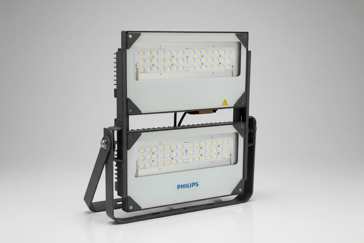 Philips 400W LED Flood Light Cool White 6500K | BVP295 LED480 CW FG SY5NB PSU SPD | IP66 Outdoor Waterproof