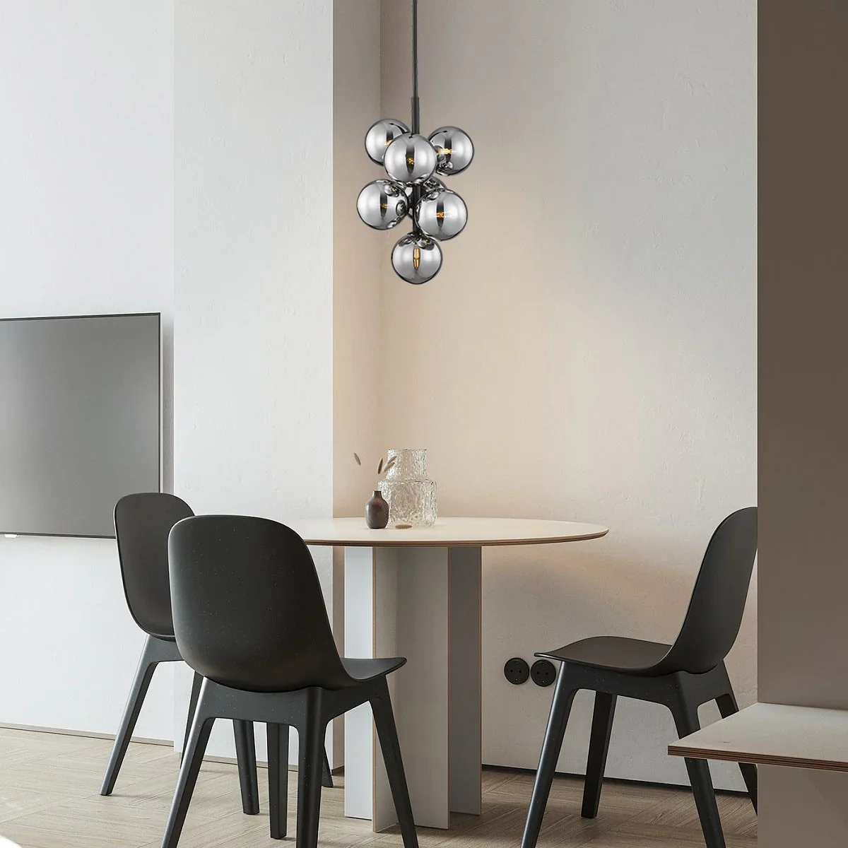 Philips Celestial 7-head Suspended Chandelier (Black) - Image 3