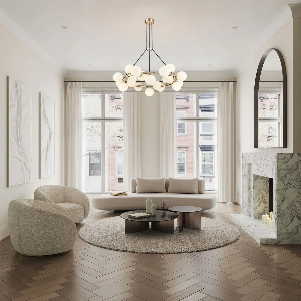 Philips Divine 20 head Chandelier (French Gold) - Image 3