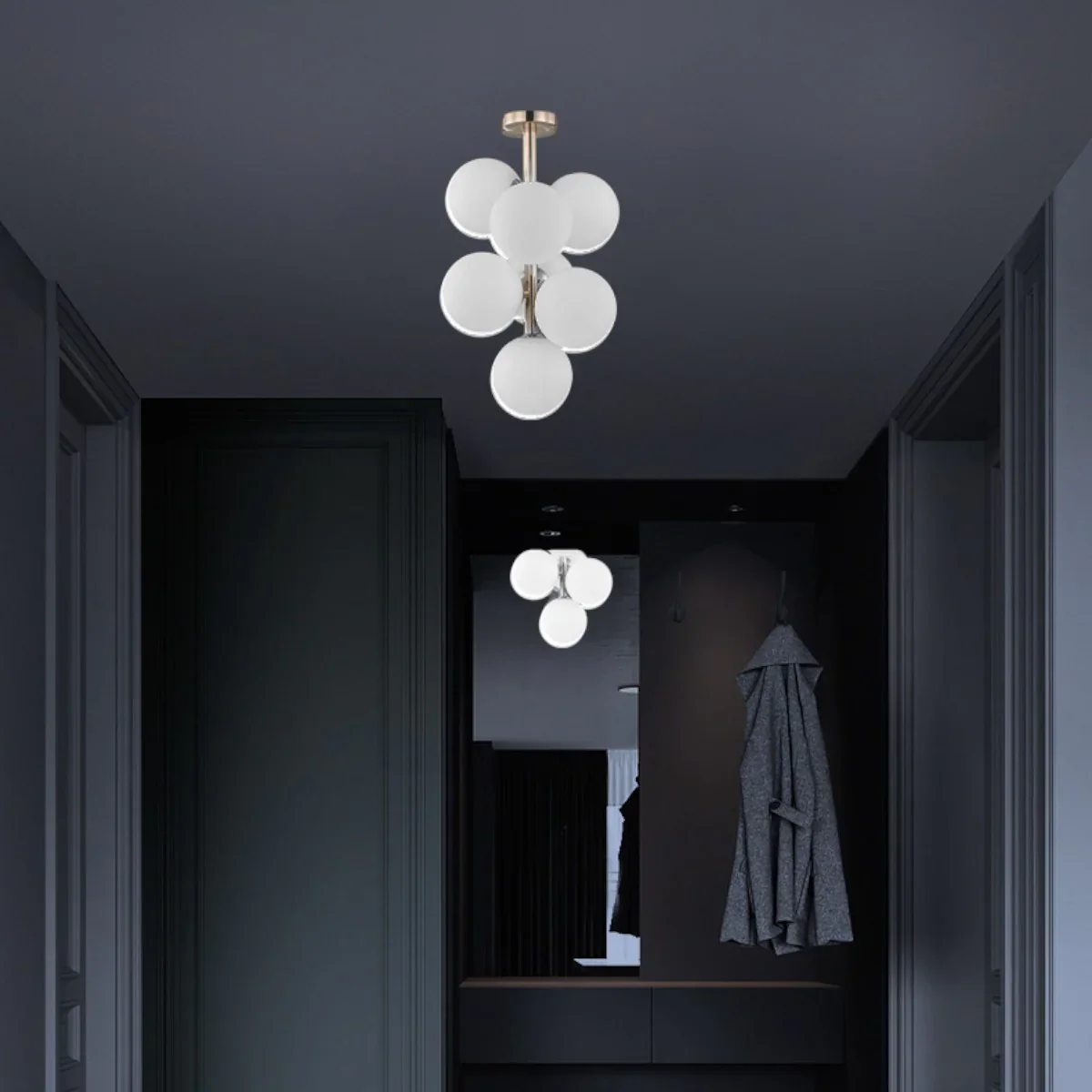 Philips Divine 7-head ceiling Chandelier (French Gold) - Image 6