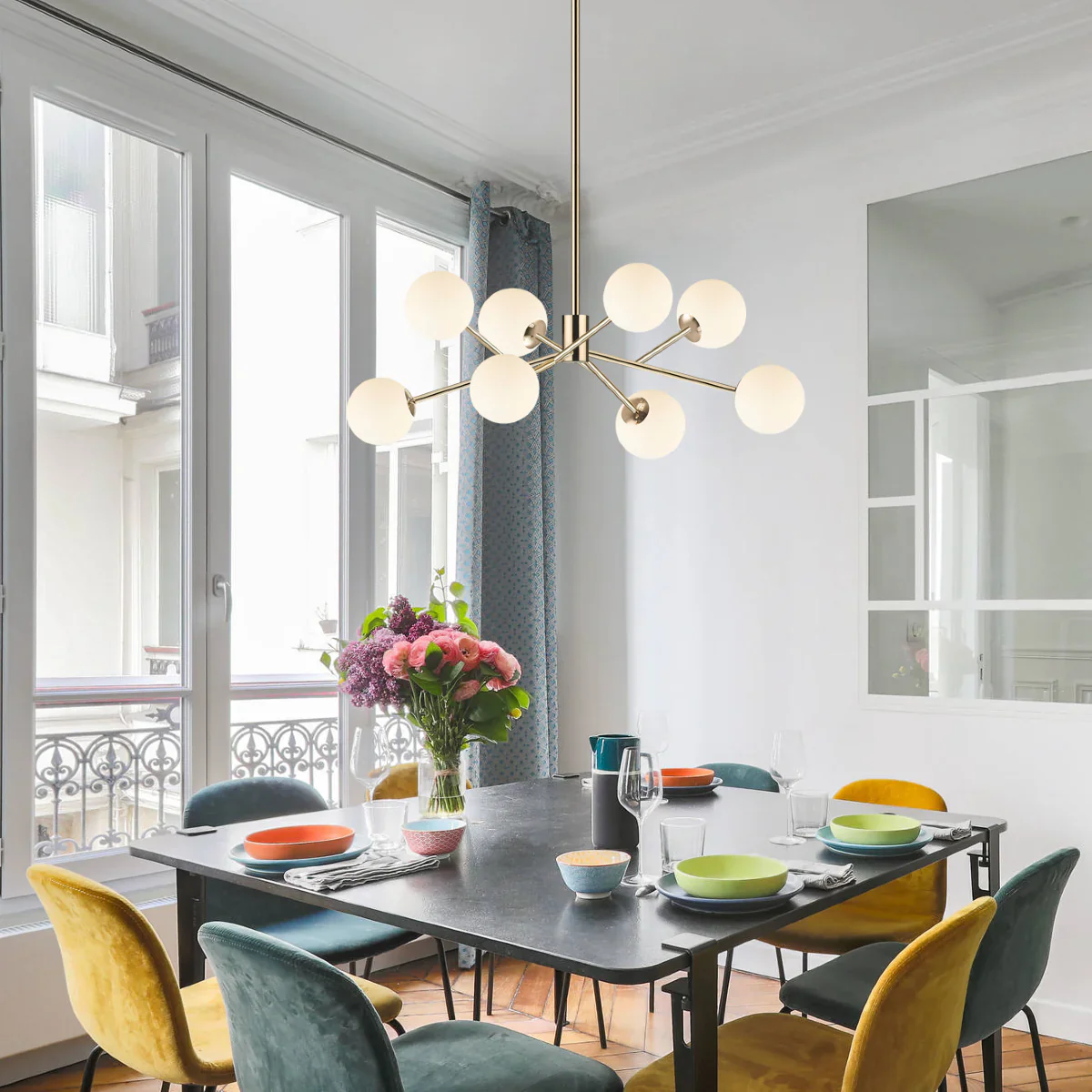 Philips Divine 8 head chandelier (French Gold) - Image 4