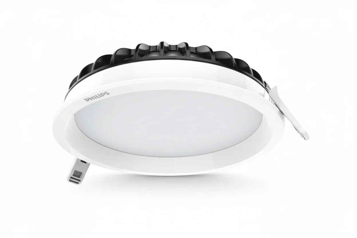 Philips DN295B LED10S-3000 PSE WH S1 9W Warm White LED Downlight | Recessed Ceiling Light for Home & Office