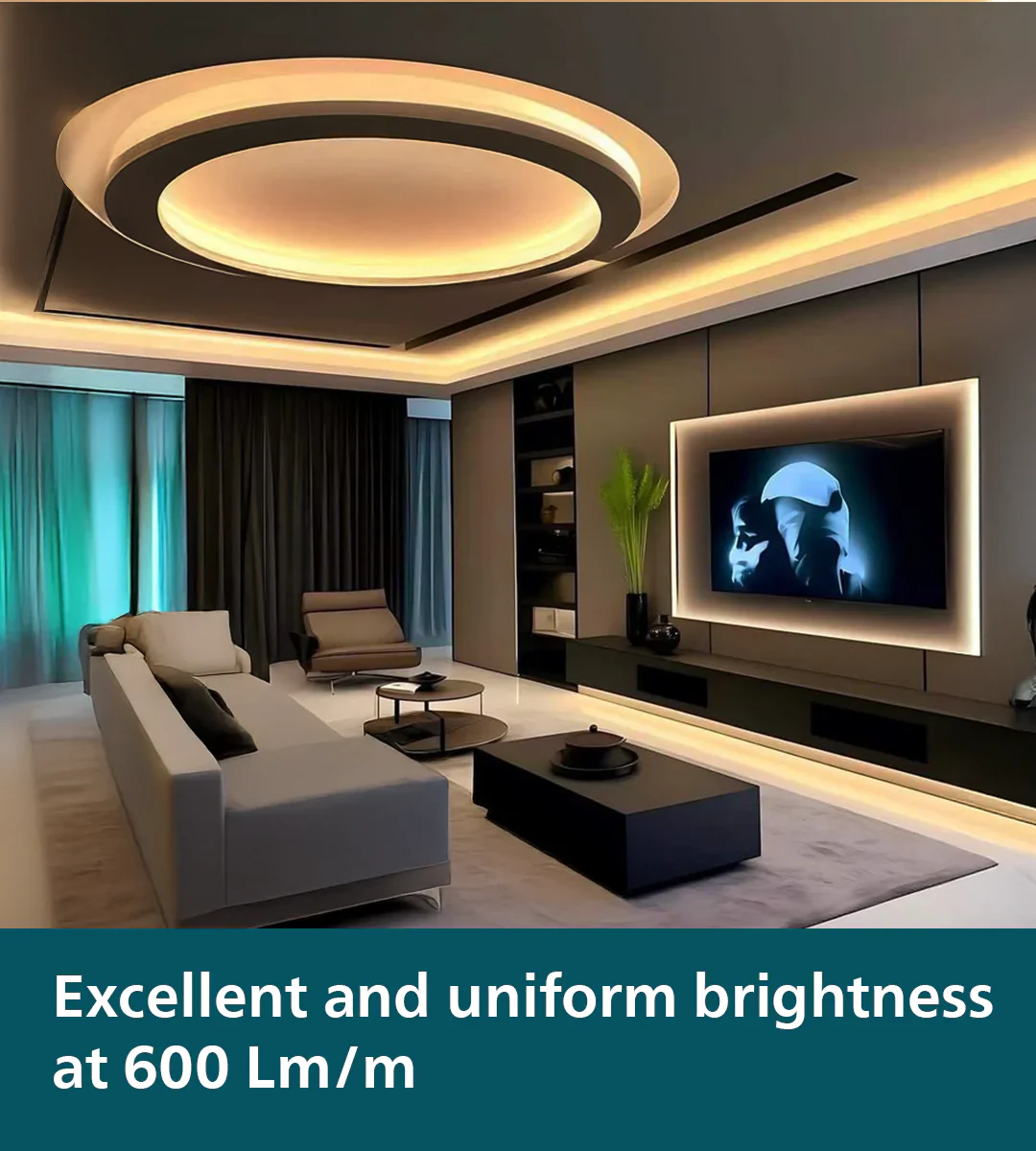 Philips EvenGlow 8 MM Strip with 120 LEDs/Mtr | Cool Day Light 6500K | Energy Efficient & Profile Lighting - Image 3