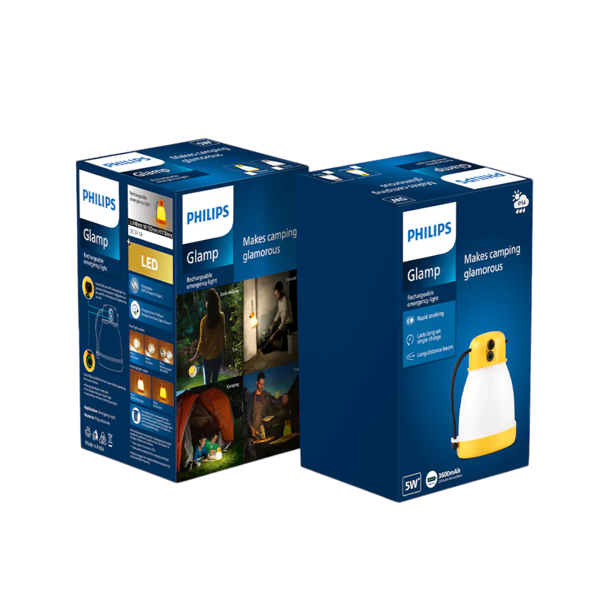 Philips Glamp Rechargeable Emergency Grey light