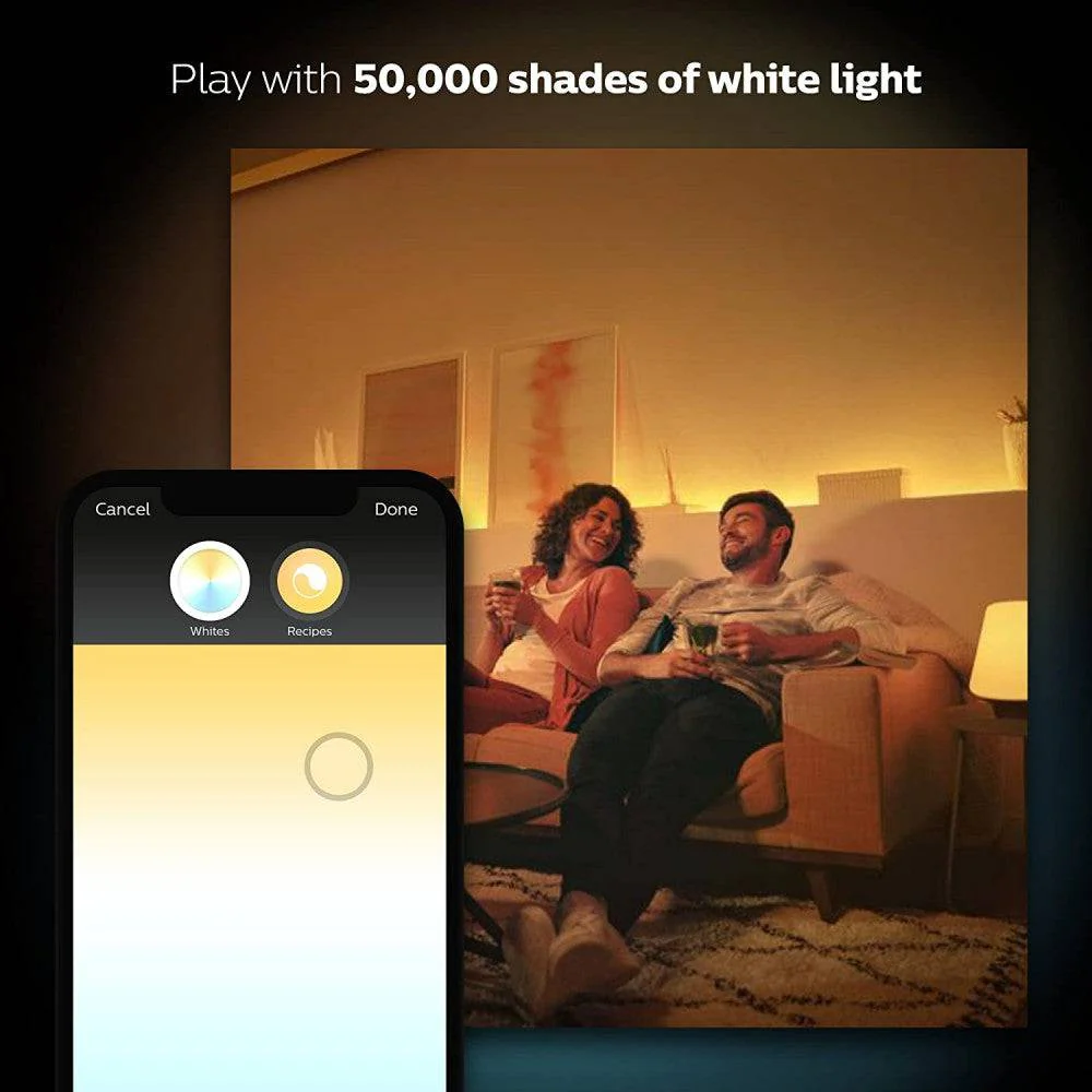 Philips Hue Gen 4 Smart Light Strip 20W Base 2 Meters, Bluetooth & Zigbee, Compatible with Alexa & Google - Image 5