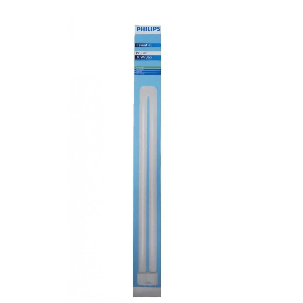 Philips PL-L Essential 36W/865/4P CFL Lamp | 6500K Daylight | 2550 lm | 4-Pin Energy-Efficient Compact Fluorescent Tube - Image 2