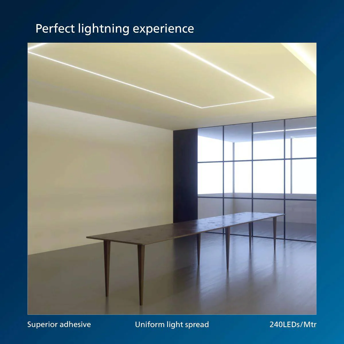 Philips Proglow Nxt 55 Watt Led Strip Light 264 Led Per Meter Warm White 3000K Without Driver - Image 4