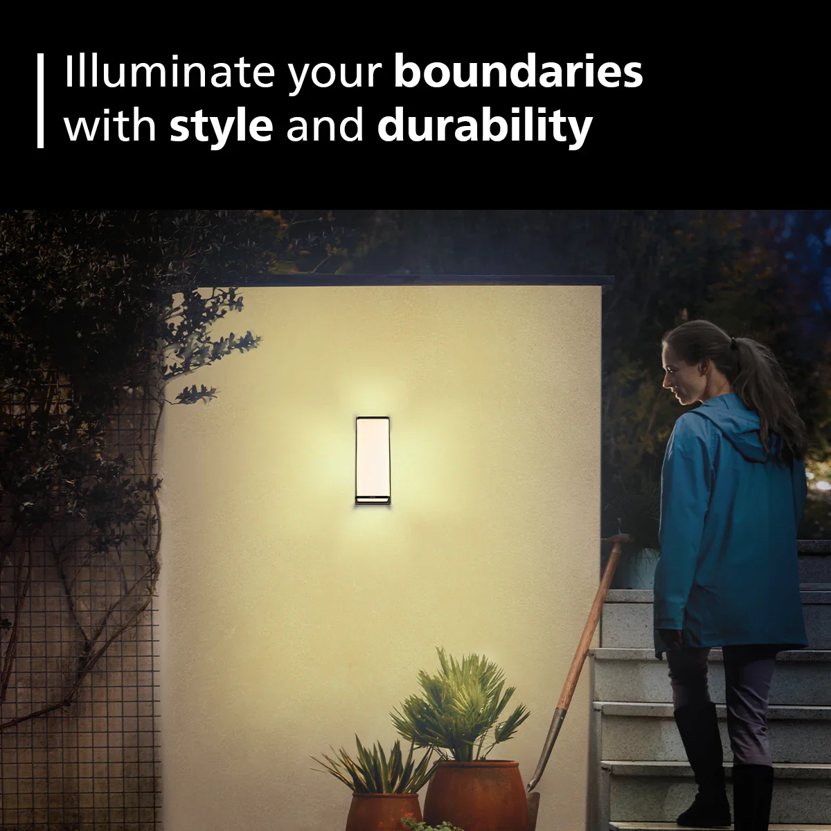 Philips Rain outdoor Wall light (Rectangle shaped) - Image 5