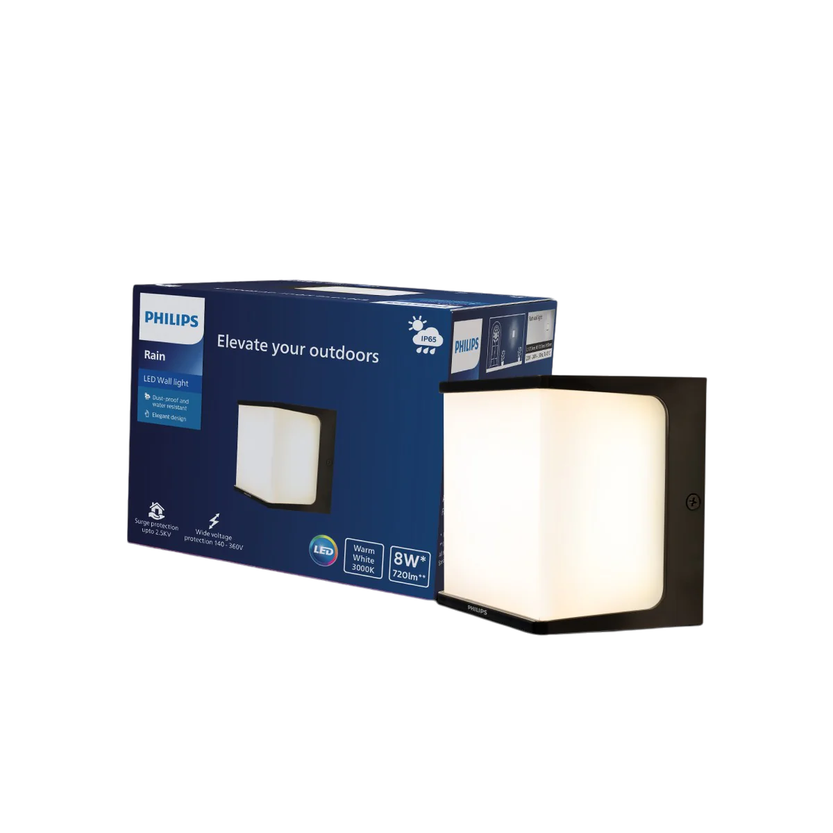 Philips Rain Outdoor Wall light (Square shaped) - Image 2