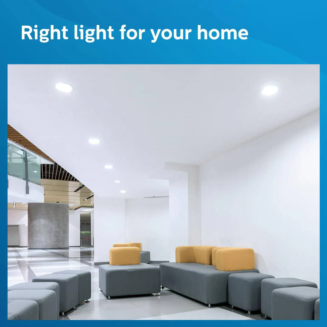 Philips Rimless Full Glow 10-Watt Round Led Surface Downlighter | Surface Led Downlight for Ceiling | Cool Daylight - Image 4