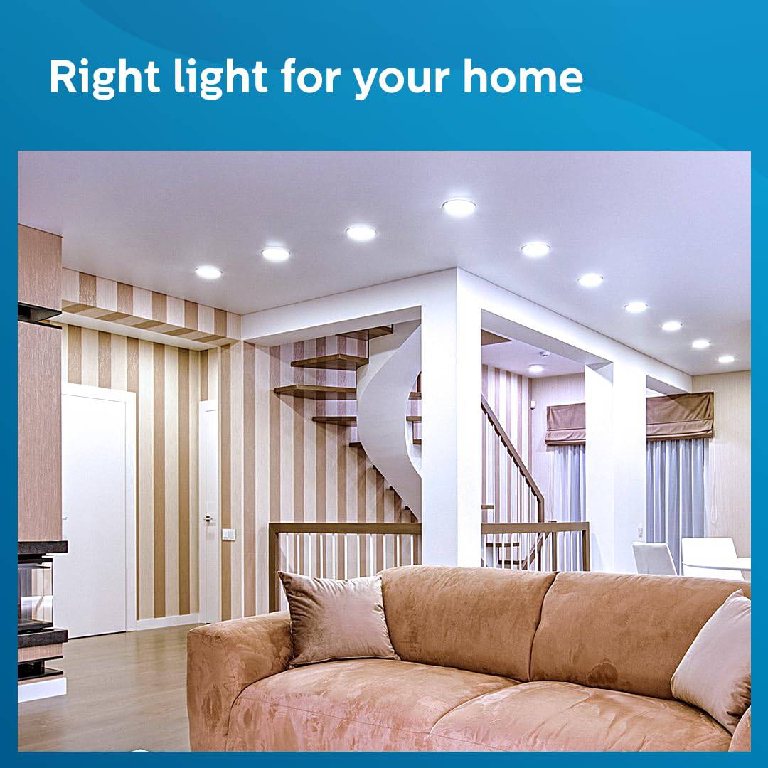 Philips Rimless Full Glow 10-Watt Round Led Surface Downlighter | Surface Led Downlight for Ceiling | Cool Daylight - Image 5