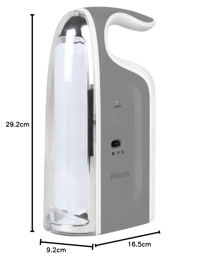 Philips Siria 5-Watt Rechargeable Emergency Light (Grey) - Image 4