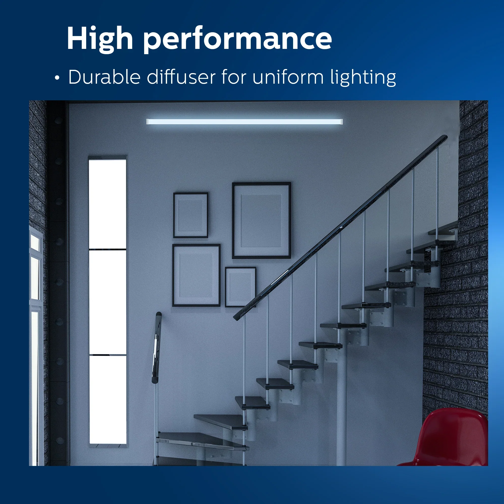 Philips Slimline Ultra 22W LED Batten BT066 4ft Cool Daylight 5700K | High Brightness Tube Light | Pack of 20 - Image 4