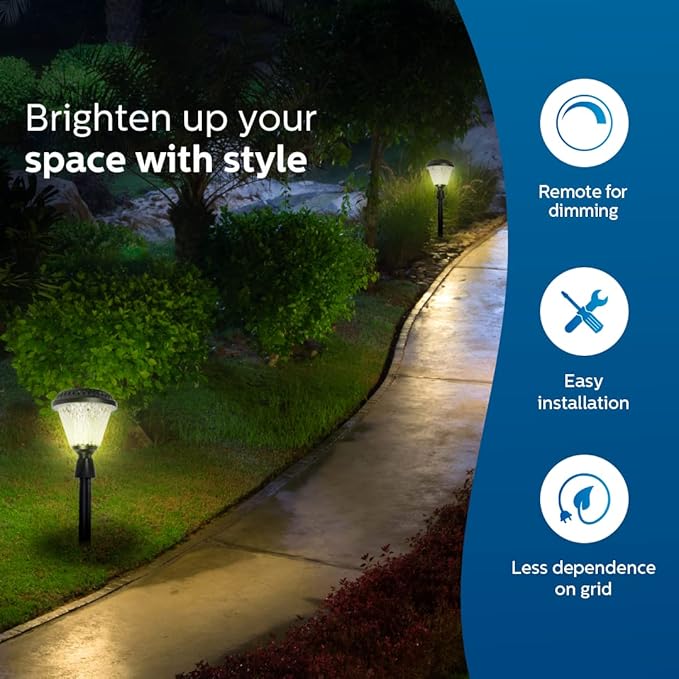Philips SmartBright Solar Bollard BGC010 LED2/730 R Spike - Image 2