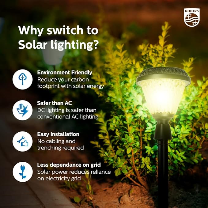 Philips SmartBright Solar Bollard BGC010 LED2/730 R Spike - Image 6