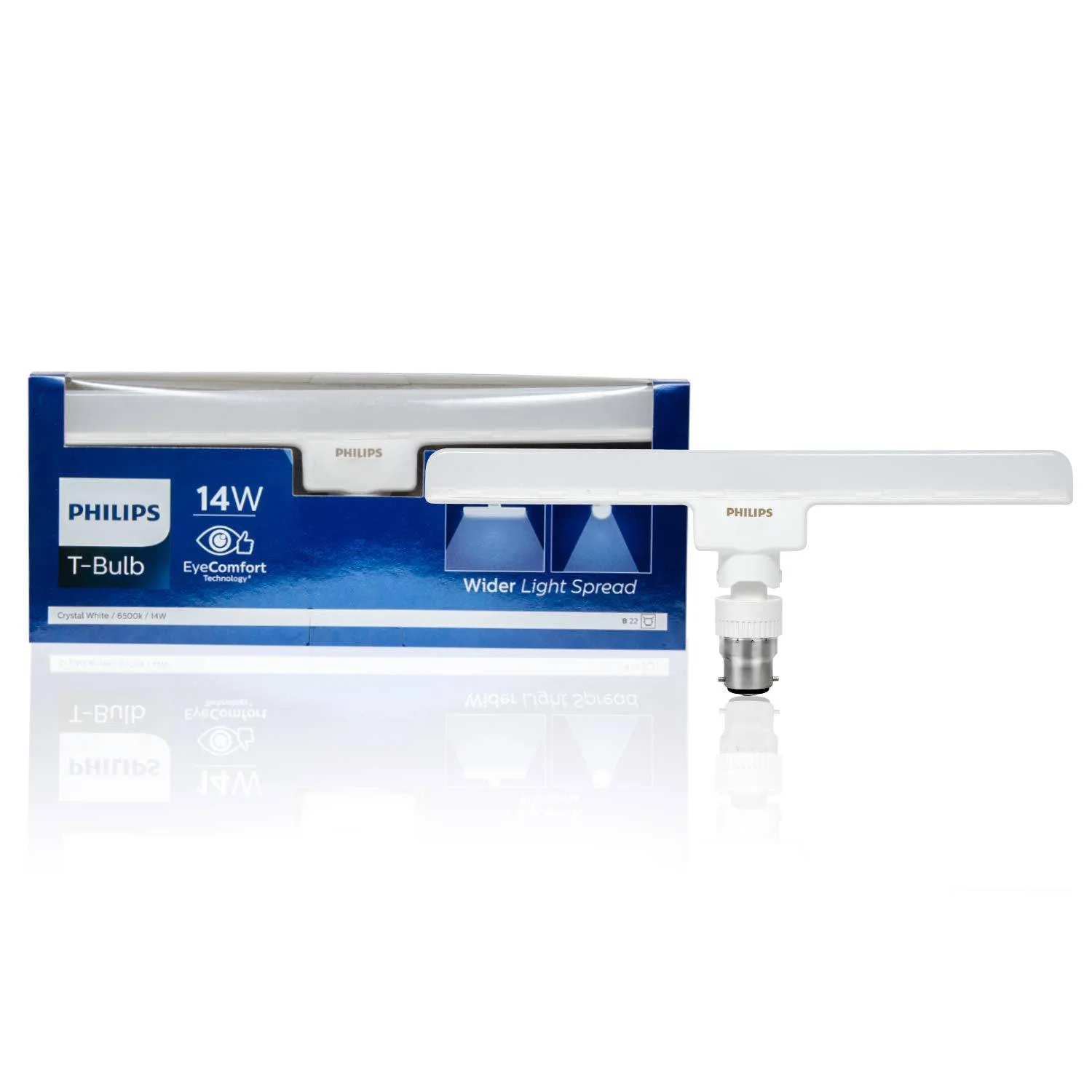 PHILIPS Stellar Bright 14W B22 LED T-Bulb, Cool Daylight