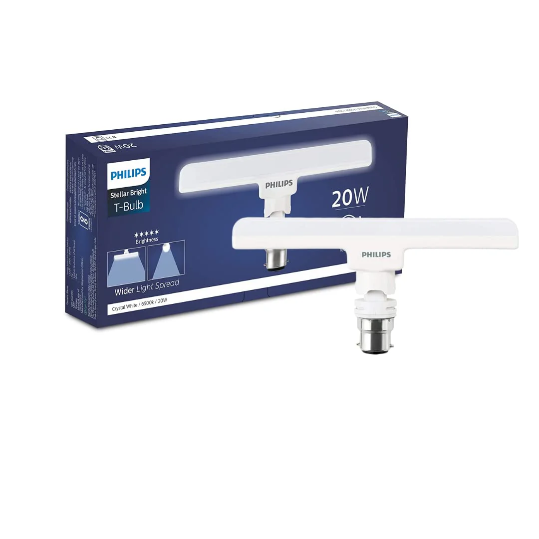 PHILIPS Stellar Bright 20-watt LED T-Bulb, Base B22 Crystal White